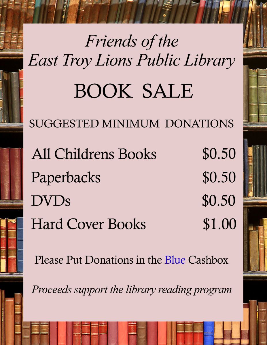 Book-Sale-Poster Book Sale Poster with Book Pricing