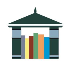 East Troy Library Logo Building of Shealved Books