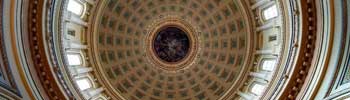 Inside Madison Capital Building Looking Up at Dome