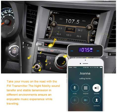 AV-FM-Transmitter Car Radio FM Transmitter for Phone