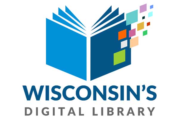 Wisconsin Digital Library Logo with open book